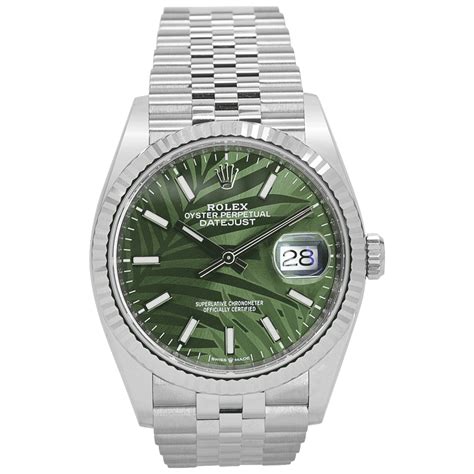 rolex datejust jubilee green|Rolex oyster perpetual Datejust 36.